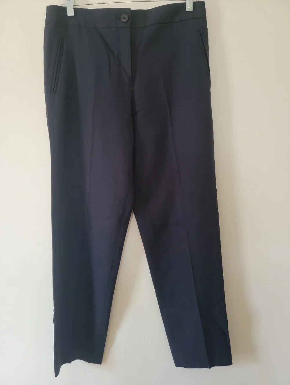 Tory Burch Wool Navy Dress Pants